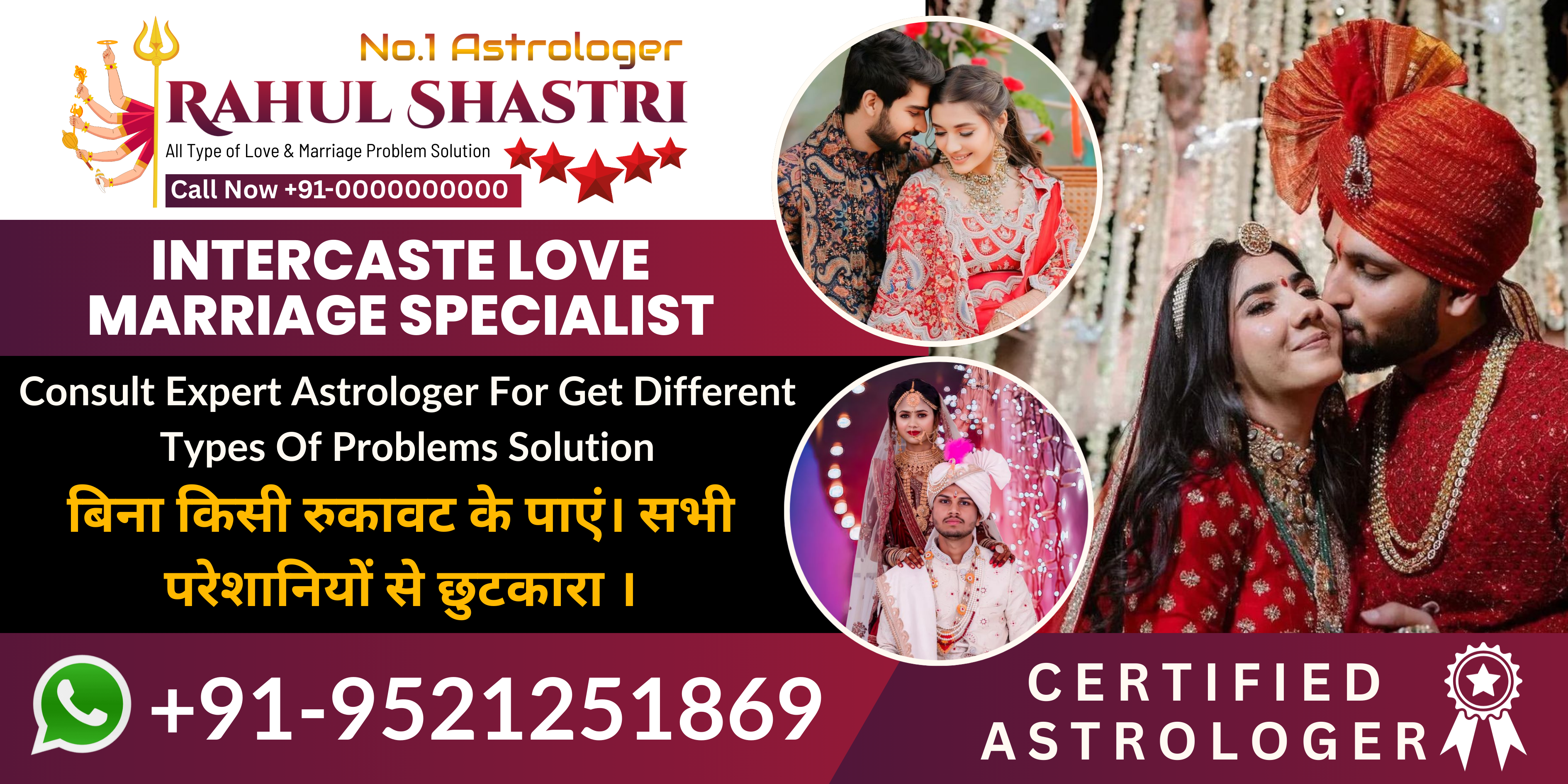 Intercaste Love Marriage Specialist